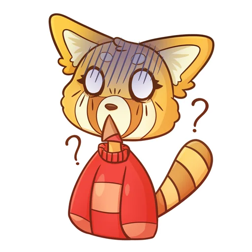 Sticker from the "Red Panda Toffee" sticker pack