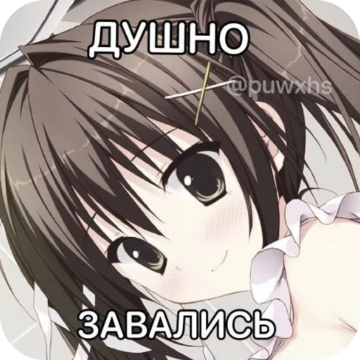 Sticker from the "Злая няшка" sticker pack