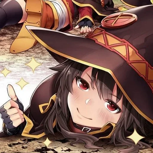 Стикер из набора "Megumin"