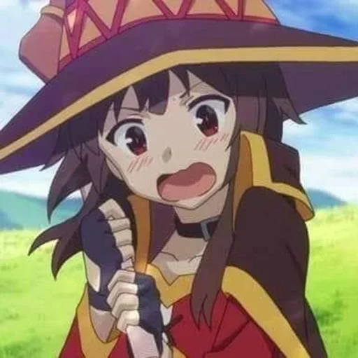 Стикер из набора "Megumin"