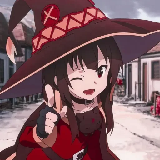 Стикер из набора "Megumin"