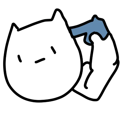 Sticker from the "котік" sticker pack