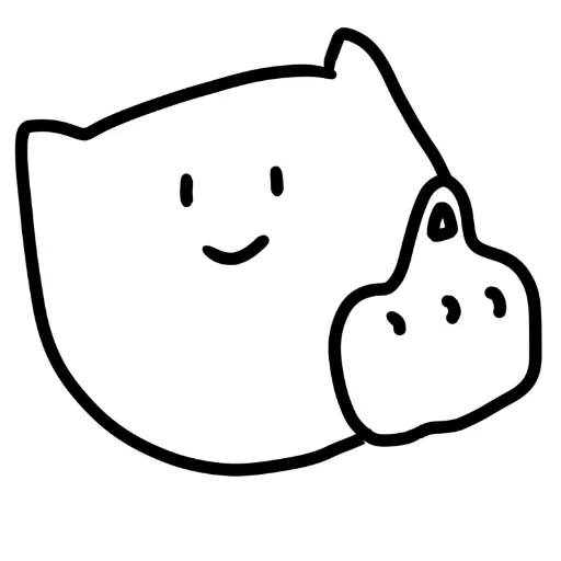 Sticker from the "котік" sticker pack