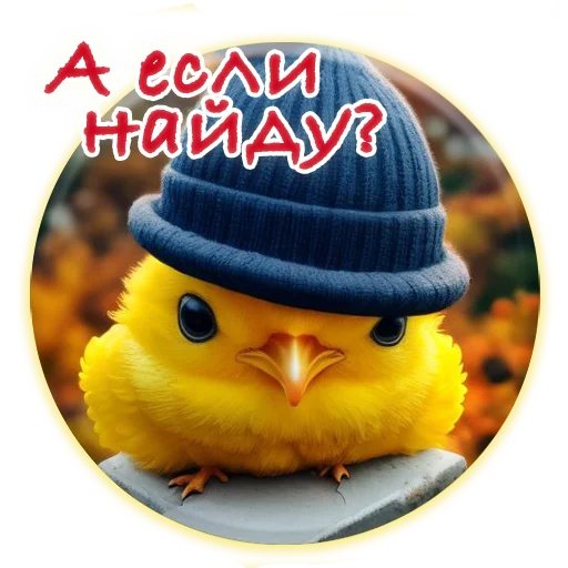 Sticker from the "Crazy Chicken!" sticker pack