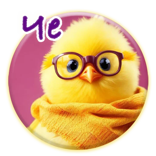 Sticker from the "Crazy Chicken!" sticker pack