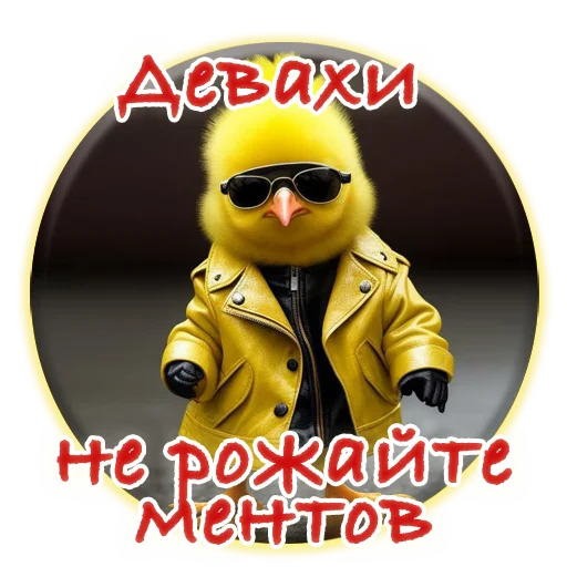 Стикер из набора "Crazy Chicken!"