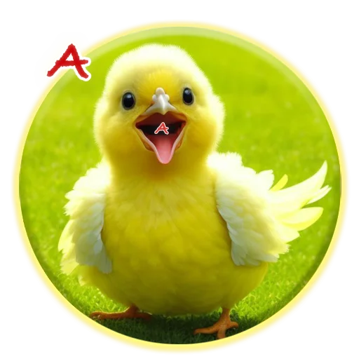 Sticker from the "Crazy Chicken!" sticker pack