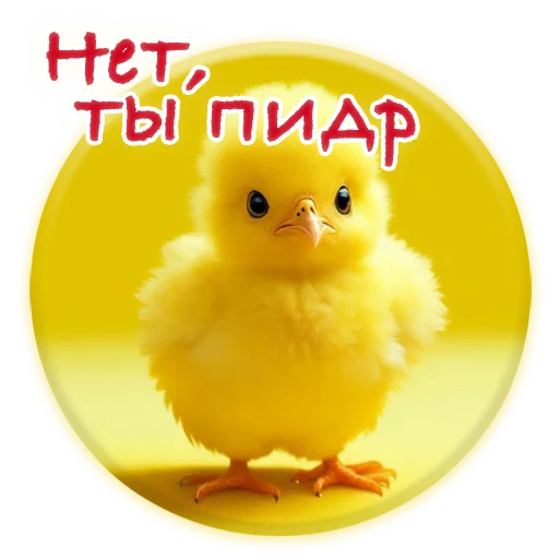 Sticker from the "Crazy Chicken!" sticker pack