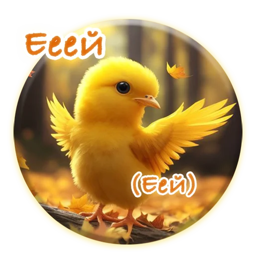 Sticker from the "Crazy Chicken!" sticker pack