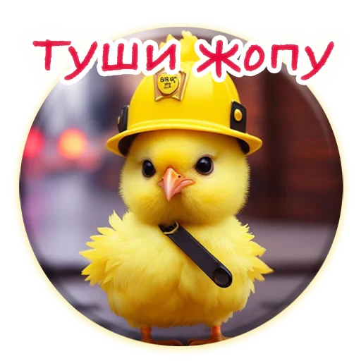 Стикер из набора "Crazy Chicken!"