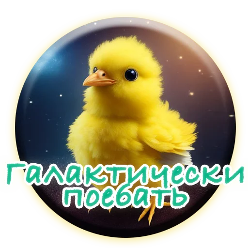 Sticker from the "Crazy Chicken!" sticker pack