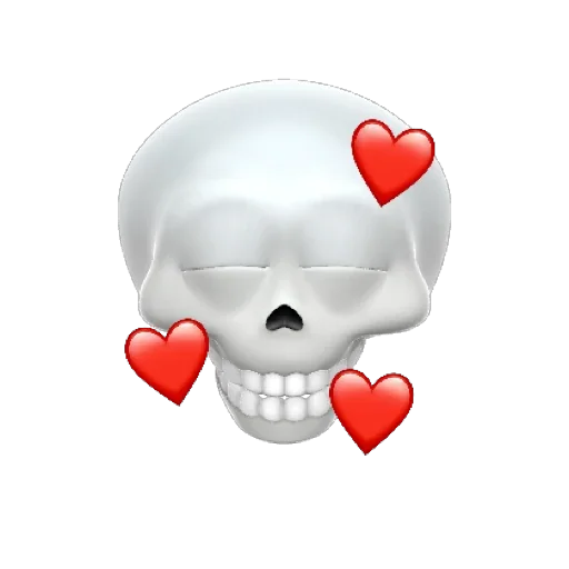 Sticker from the "SKULL MEMOJI" sticker pack