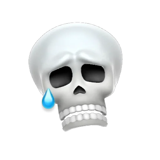 Sticker from the "SKULL MEMOJI" sticker pack