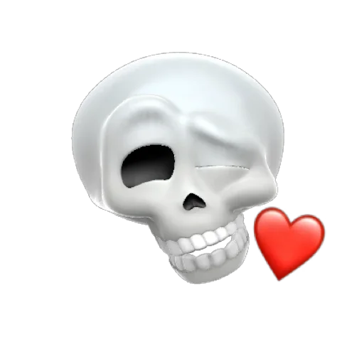 Sticker from the "SKULL MEMOJI" sticker pack