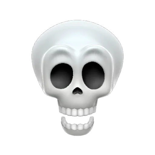 Sticker from the "SKULL MEMOJI" sticker pack