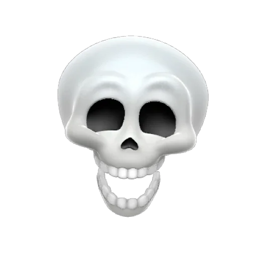 Sticker from the "SKULL MEMOJI" sticker pack