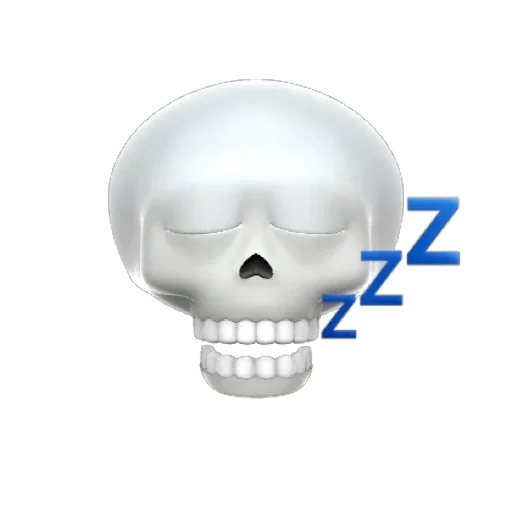 Sticker from the "SKULL MEMOJI" sticker pack