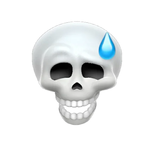 Sticker from the "SKULL MEMOJI" sticker pack