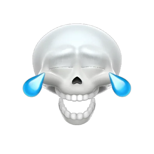 Sticker from the "SKULL MEMOJI" sticker pack