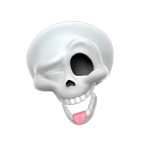 Sticker from the "SKULL MEMOJI" sticker pack