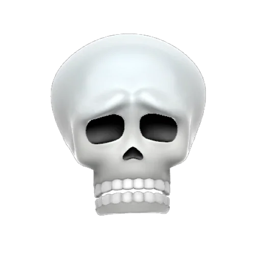 Sticker from the "SKULL MEMOJI" sticker pack