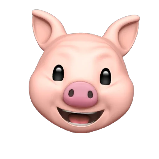 Стикер из набора "PIG MEMOJI"