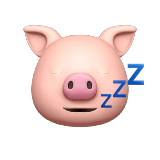 Sticker from the "PIG MEMOJI" sticker pack