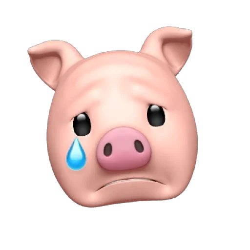 Стикер из набора "PIG MEMOJI"