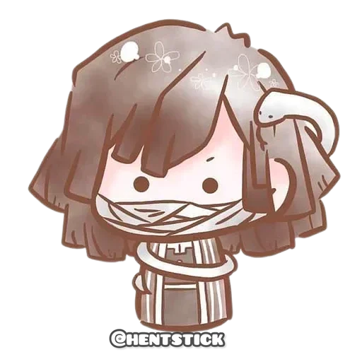 Sticker from the "Chibi Stick" sticker pack