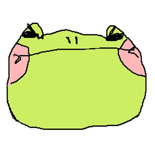 Sticker from the "cursed frog Runta!! (runtadesu)" sticker pack