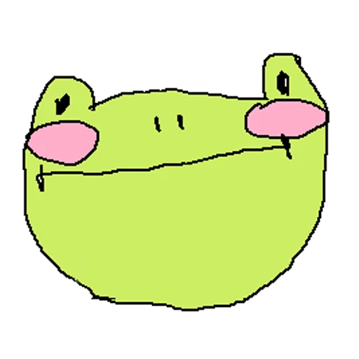 Sticker from the "cursed frog Runta!! (runtadesu)" sticker pack