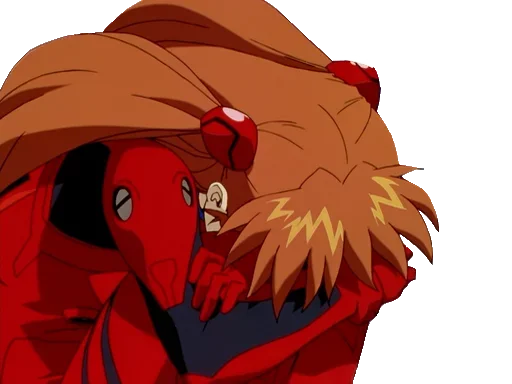 Sticker from the "A lot of Asuka (Evangelion)" sticker pack