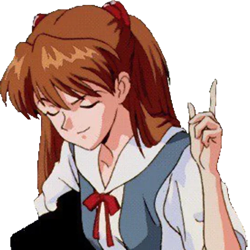 Sticker from the "A lot of Asuka (Evangelion)" sticker pack