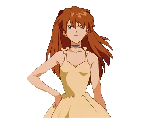 Sticker from the "A lot of Asuka (Evangelion)" sticker pack