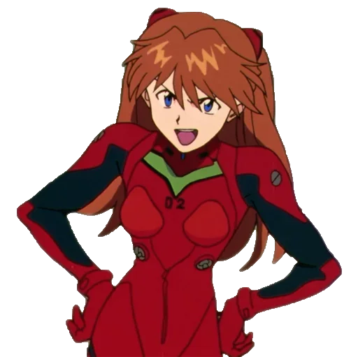 Sticker from the "A lot of Asuka (Evangelion)" sticker pack