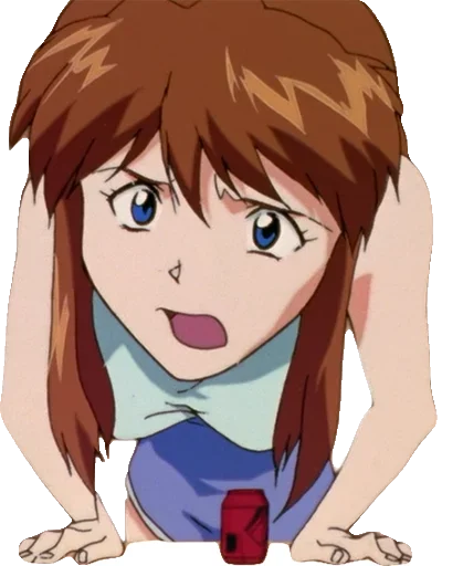 Sticker from the "A lot of Asuka (Evangelion)" sticker pack