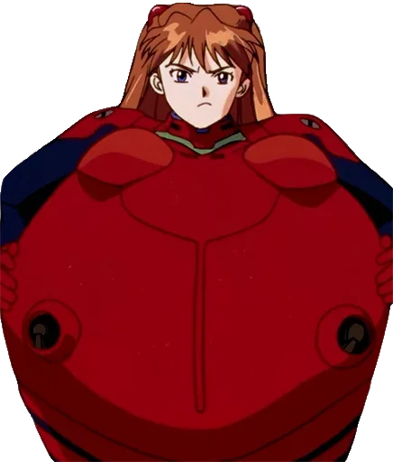 Sticker from the "A lot of Asuka (Evangelion)" sticker pack