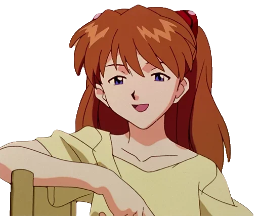 Sticker from the "A lot of Asuka (Evangelion)" sticker pack