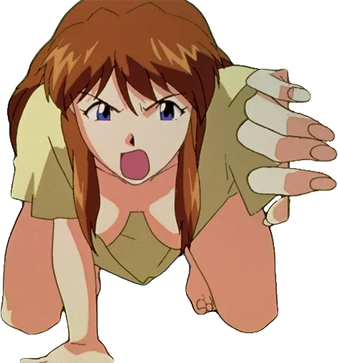 Sticker from the "A lot of Asuka (Evangelion)" sticker pack