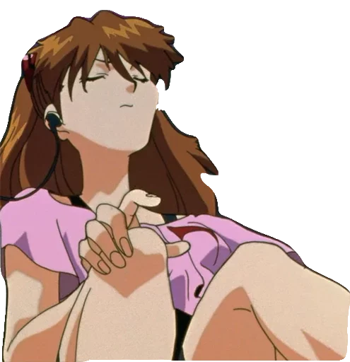 Sticker from the "A lot of Asuka (Evangelion)" sticker pack