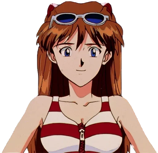 Sticker from the "A lot of Asuka (Evangelion)" sticker pack