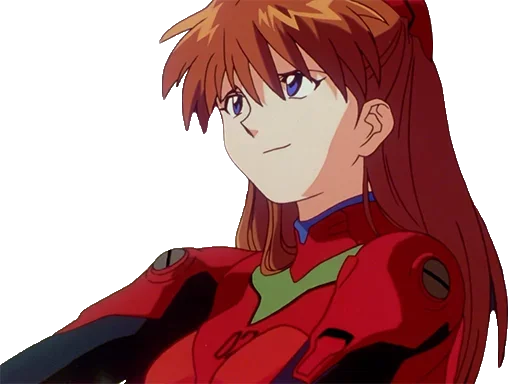 Sticker from the "A lot of Asuka (Evangelion)" sticker pack