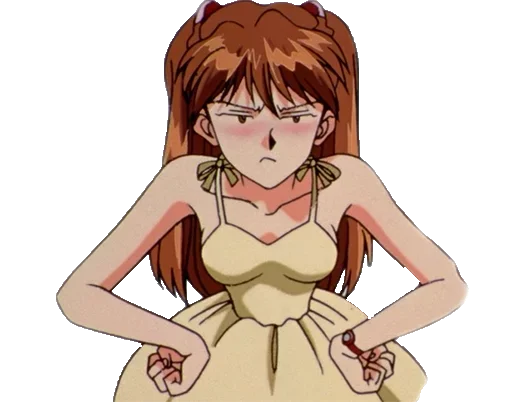 Sticker from the "A lot of Asuka (Evangelion)" sticker pack