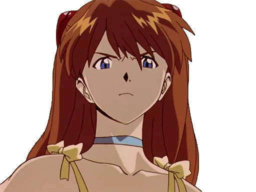 Sticker from the "A lot of Asuka (Evangelion)" sticker pack