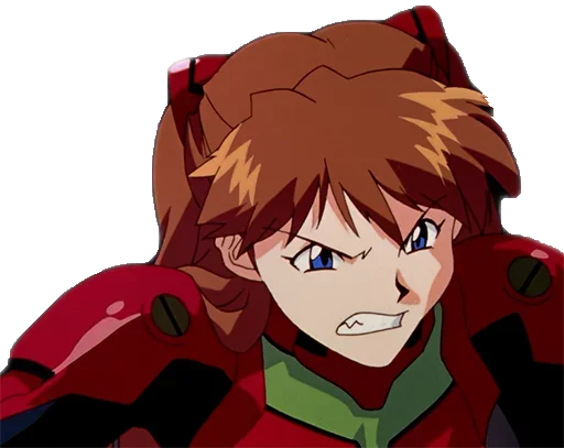 Sticker from the "A lot of Asuka (Evangelion)" sticker pack