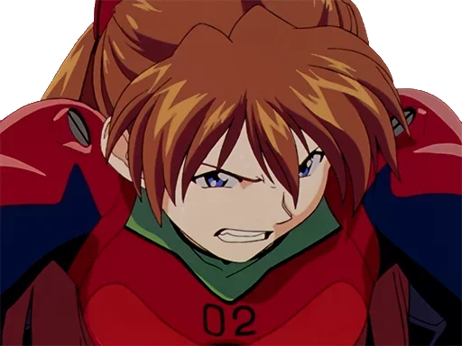 Sticker from the "A lot of Asuka (Evangelion)" sticker pack