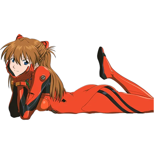 Sticker from the "A lot of Asuka (Evangelion)" sticker pack