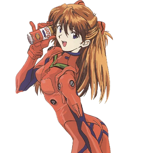 Sticker from the "A lot of Asuka (Evangelion)" sticker pack