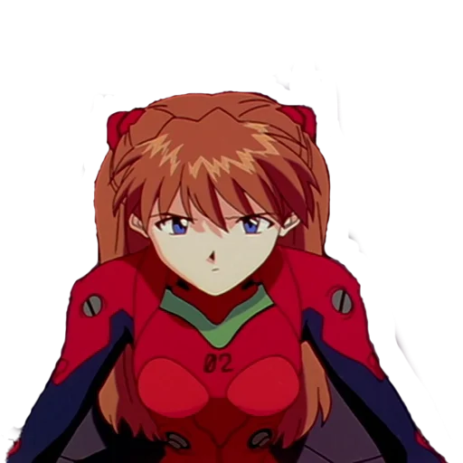 Sticker from the "A lot of Asuka (Evangelion)" sticker pack