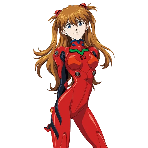 Sticker from the "A lot of Asuka (Evangelion)" sticker pack